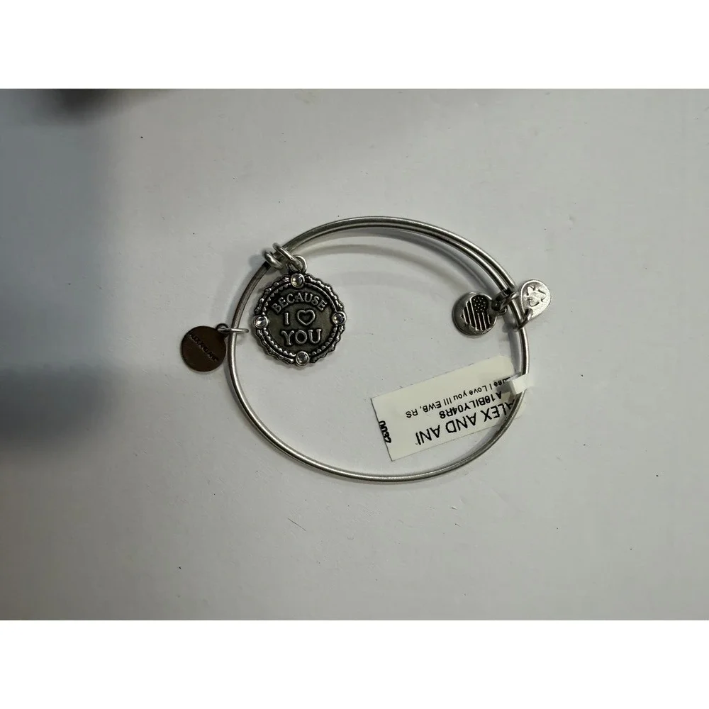 Alex and Ani Because I Love You III Bangle Bracelet